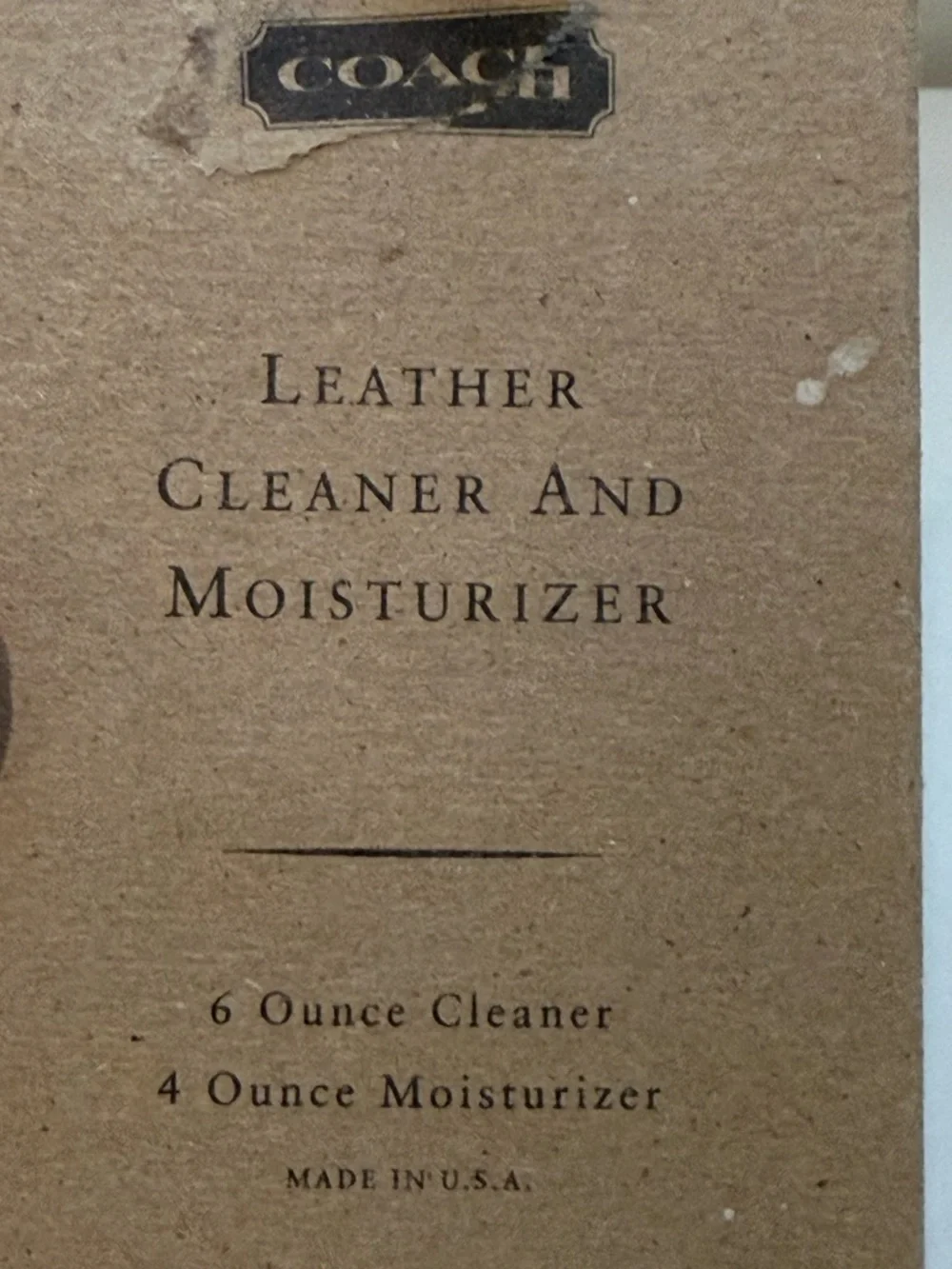 Coach Leather Cleaner And Moisturizer New In Box - Picture 3 of 7